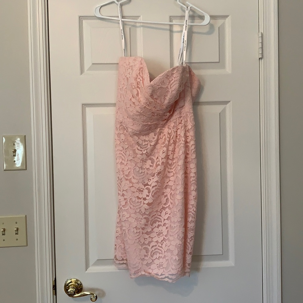 David’s bridal, size 10, color petal